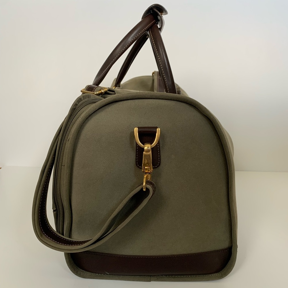 Diane von Furstenberg twill weekend bag